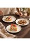 Bilbao 3-Piece 18 cm Cream Flat Plate Set - 5