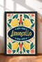 6 Piece Cheerful Italian Writings Framed Painting Set Italy Posters Wall Decor Sixit29 - 5