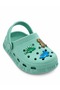 Children's Dinosaur Figured Mint Green Eva Slippers Lightweight Summer Garden Beach Slippers