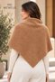 Camel Soft Textured Front Tie Women's Shoulder Shawl - 3
