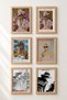 6 Piece Ciao Bella Portraits Framed Painting Set Italy Posters Wall Decor Sixit44