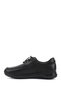 Men's Black Lace-Up Genuine Leather Shoes - 5