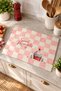 Glass Cutting Board Sweet Moments Powder Pink Checkered Cupcake Themed - Glass Cutting Board |   30cm X 40cm - 3