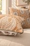Set of 2 Decorative Cushion Covers with Piping and Digital Print 43X43 cm - Vintage Saffron - 6
