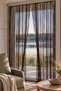 Ip Curtain Special Series Thin Chain Sequin Dark Brown Color (100 * 300) Cornice and Rustic Use - 4