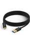 كابل USB A إلى C بطول 5 أقدام، USB3.2 Gen2 بسرعة 10 جيجابت في الثانية و3 أمبير، متوافق مع أندرويد أوتو - 2
