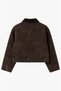 Brown Leopard Patterned Quilted Coat - 2