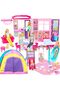 Portable & Foldable Dollhouse w/ 60+ Pcs & 2 Dolls, Play House Toy for Girls