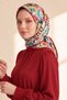 Fairy Tale Pattern Red-Powder Soft Scarf 90X90 cm - 2