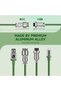 C01 Coiled Keyboard Cable, Pro Custom USB-C Aviator Cable-Green - 2