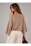 Women's Boat Neck Bat Sleeve Blouse Cty-Abr-0202 - 3