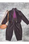 Girl's 3 Piece Zippered Jacket, Blouse and Wide Leg Pants Set Bag Included 2010-m - 6