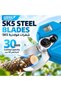 مقص تقليم كهربائي، قطر قطع 1.2 بوصة، مقص تقليم محمول لاسلكي مع شفرات SK5 وL - 3
