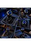 Tofaş Blue Led Lighted Leather Gear Knob and Gaiter Set Şahin Doğan Kartal Compatible Bellows Gear Knob - 3