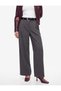 Pleated Wide-Leg Fabric Trousers with Adjustable Cuffs, Buttons, and Loose Fit with Pockets - 3
