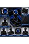Tofaş Blue Led Lighted Leather Gear Knob and Gaiter Set Şahin Doğan Kartal Compatible Bellows Gear Knob - 7