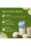 Organic Plant-Based Protein Powder | Clean Vegan Protein Elevated with Lion’s Mane, Chaga, Cordyceps and More for Brain Function and Immune Support | Unflavored, 16.9 oz - 5