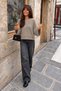 Women's Bat Sleeve Cutout Knitwear Sweater - 2