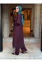Seasonal Crystal Knitted Fabric and Chiffon Detailed Yüsra Set - 4