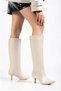 Women's Balanced Long-Lasting Wrinkled Patent Leather Boots