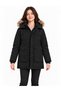 160610-26 Girls' Gabardine Coat, Winter Parka with Fur Detail, Detachable Zipper Hood, and Pockets, Ages 13-16 - 2
