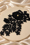 Pearl Flower Detailed Beaded Applique