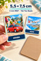 Vehicles Matching Cards 24 Cards 12 Pairs Mdf Memory Game Turkish Educational Game - 5