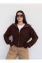 Layered Collar Zippered Knitwear Cardigan - 2