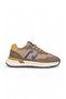 Lace-Up Thick Sole Stylish Comfortable Memory Foam Brown Men's Casual Walking Shoes Sneaker Draw - 2