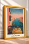 Colazione Breakfast at Sunset Framed Painting Italy Poster Wall Decor Itn027 - 2