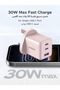 شاحن Type-C بقوة 30 واط لهاتف iPhone 17 Pro Max، محول شحن سريع بتقنية GaN - 2