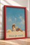 Dolce Far Niente Woman Reading Book Framed Painting Italy Poster Living Room Kitchen Wall Decor Itn059 - 2