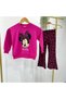 Pink Minnie Spanish Flared Sweatpants Set - 3