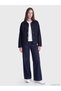 Quality Pieces from Çelebi Store Velvet Roba Collar Women's Jean Jacket - 3