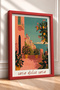 Casa Dolce Casa Written Sea Terrace Framed Painting Italy Poster Living Room Kitchen Wall Decor Itn045 - 2