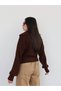 Layered Collar Zippered Knitwear Cardigan - 5