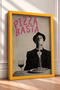 Pizza Basta Written Spaghetti Eating Man Framed Painting Italy Poster Wall Decor Itn038 - 2