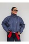 Asymmetrical Front Closure Plaid Coat - 6