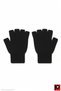 Unisex Children's Black Fingerless Gloves 9-15 Years Old Girls Boys Winter Knit Knitted Cut-Out Finger Half Finger Gloves Flexible Soft Textured Daily Use - 4