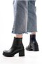 Women's Balanced Thick Heeled Zippered Warm Comfort Boots