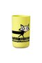 No Knock Spill-Proof Children's Cup 300 ml – Clevergrip Base, Bpa-Free, 12 Months+, Yellow Cat Pattern - 8