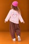Girl's T-Shirt & Sweatpants Set - 2