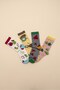 4-Pack Socks with Fruit Patterns - 2
