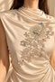 Pearl Flower Detailed Beaded Applique - 3