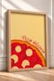 Pizza Deliziosa Written Pepperonili Pizza Framed Painting Italy Poster Wall Decor Itn030 - 2