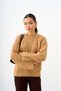 Women's Knitted Detail Knitwear Sweater Mink - 3