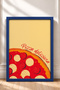 Pizza Deliziosa Written Pepperonili Pizza Framed Painting Italy Poster Wall Decor Itn030 - 3