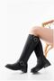 Women's Accessory Buckle Daily Elastic Zippered Boots - 2
