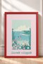 Giornata Soleggiata Written Seascape Framed Painting Italy Poster Wall Decor Itn026 - 3