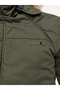 160610-26 Girls' Gabardine Coat, Winter Parka with Fur Detail, Detachable Zipper Hood, and Pockets, Ages 13-16 - 6